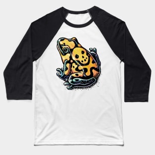 Frog with Skull Spots Baseball T-Shirt